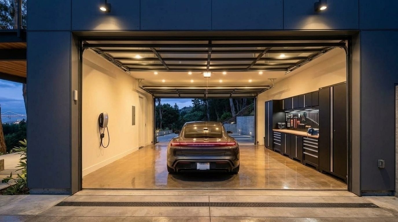 Gary Baker Garage Door Service Precision Mechanical Workshop in Encino, CA